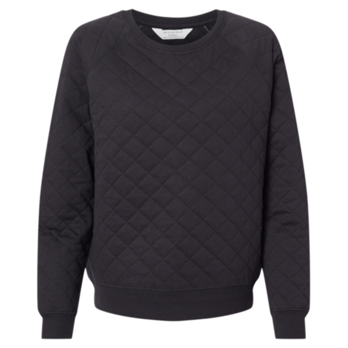 Women's Quilted Crewneck Pullover Thumbnail
