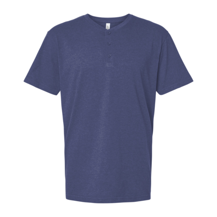 Unisex CVC Henley Tee Thumbnail