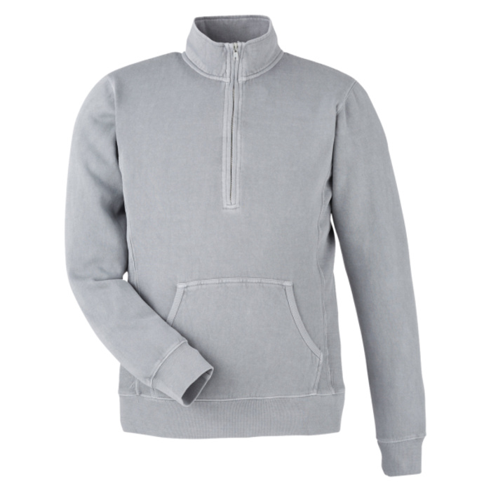 Unisex Pigment-Dyed Fleece Quarter-Zip Pullover Thumbnail
