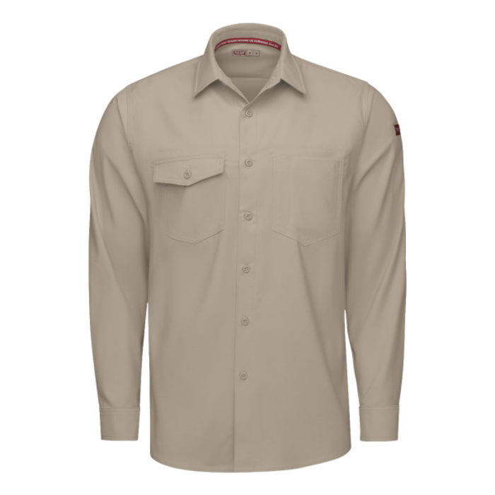 Men's Tall Cooling Long Sleeve Work Shirt Thumbnail