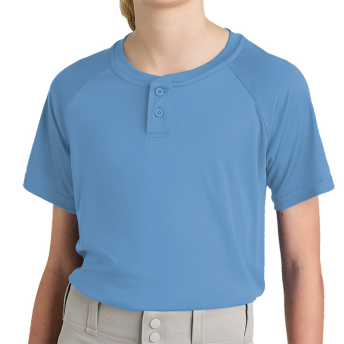 Youth PosiCharge ® Competitor 2 Button Henley Thumbnail