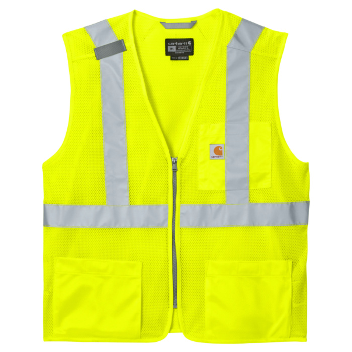 Ansi Class 2 Mesh Zip Front Vest Thumbnail