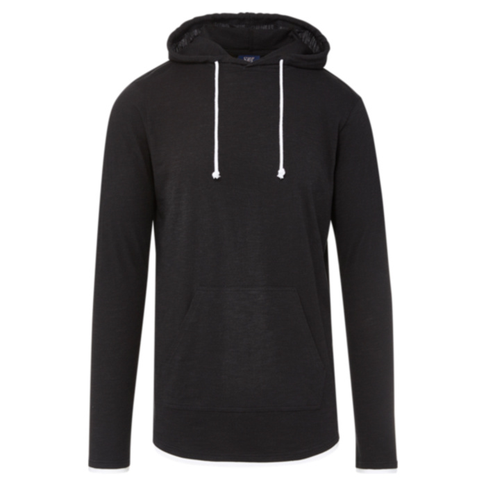 Unisex Miles Slub Hooded Long Sleeve T-Shirt Thumbnail