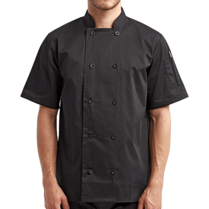 Unisex Short Sleeve Recycled Chef Coat Thumbnail