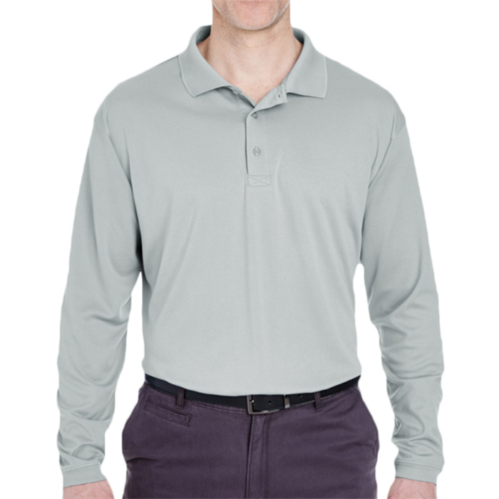 Men's Cool & Dry Sport Long Sleeve Polo Thumbnail