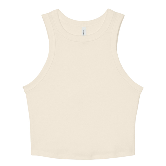 Women's Micro Rib Racer Tank Thumbnail
