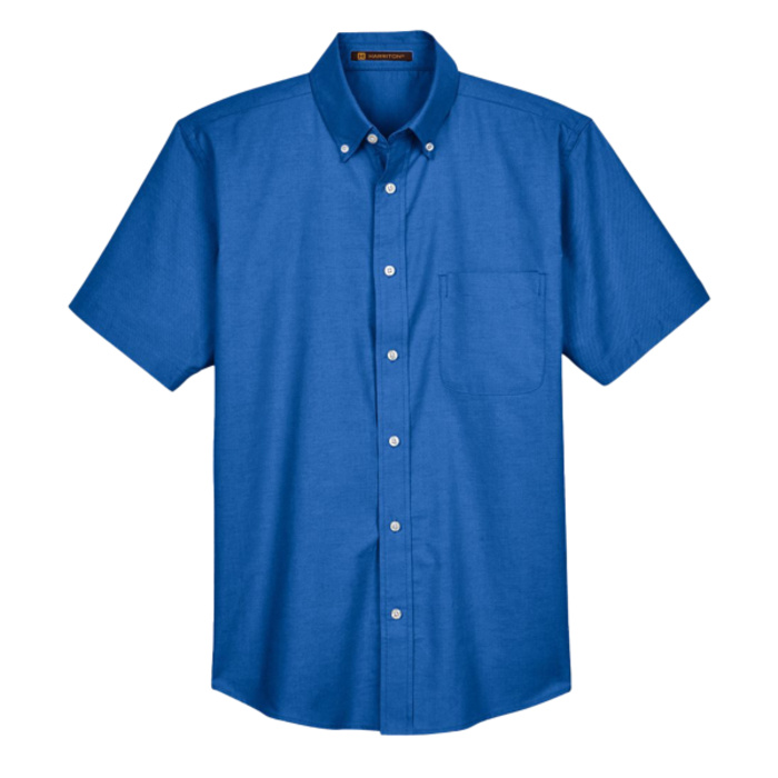 Men's Oxford Short Sleeve with Stain-Release Thumbnail