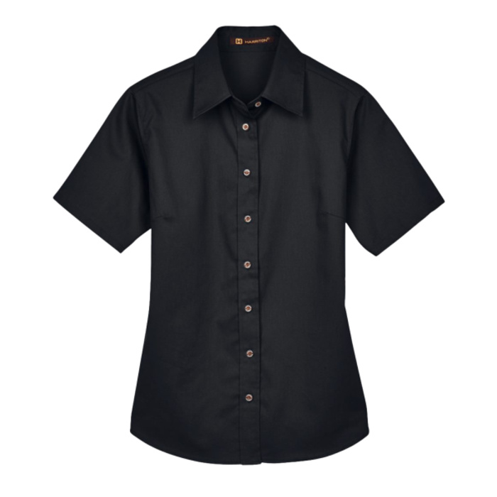 Women's Easy Blend™ Short Sleeve Twill Dress Shirt with Stain-Release Thumbnail