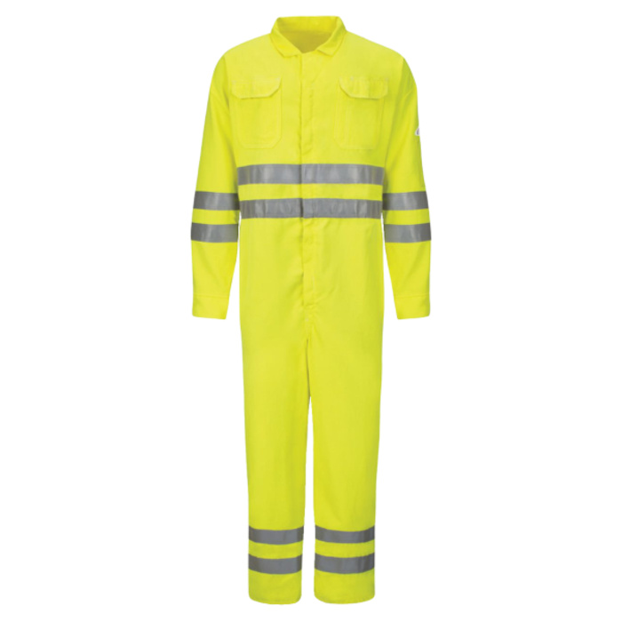 Men's Hi-Vis Deluxe Coverall with Reflective Trim - CoolTouch® 2 - 7 oz. Thumbnail