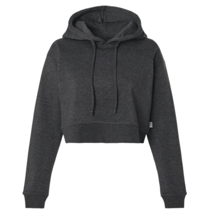 Women's Cropped Fleece Hooded Sweatshirt Thumbnail
