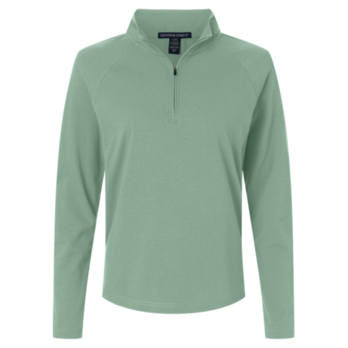 Women's Seaton Pebble Textured Quarter-Zip Pullover Thumbnail