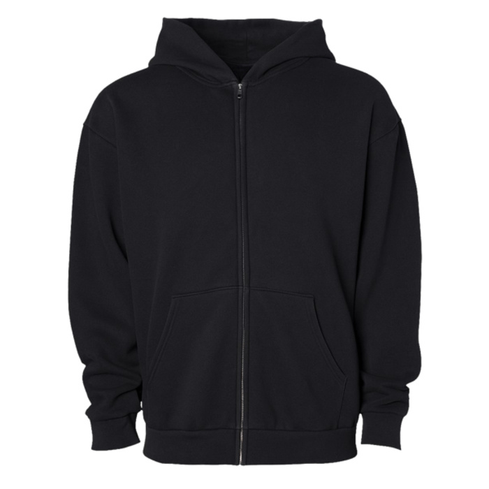 Unisex Avenue Midweight Full-Zip Hooded Sweatshirt Thumbnail