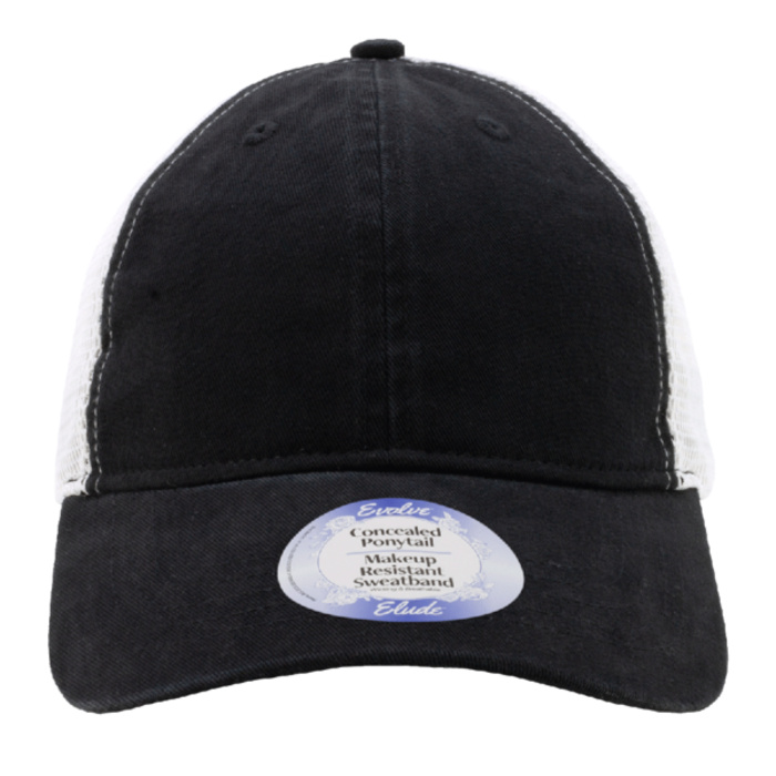 Women's Peached Twill Mesh Back Cap Thumbnail