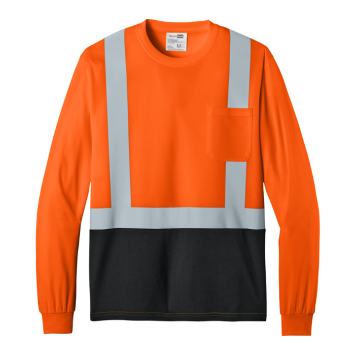 Ansi 107 Class 2 Long Sleeve Mesh Blocked Tee Thumbnail