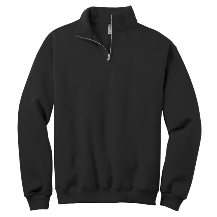 NuBlend ® 1/4 Zip Cadet Collar Sweatshirt Thumbnail