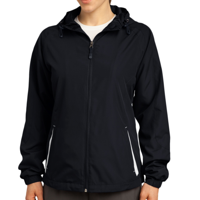 Women's Colorblock Hooded Raglan Jacket Thumbnail