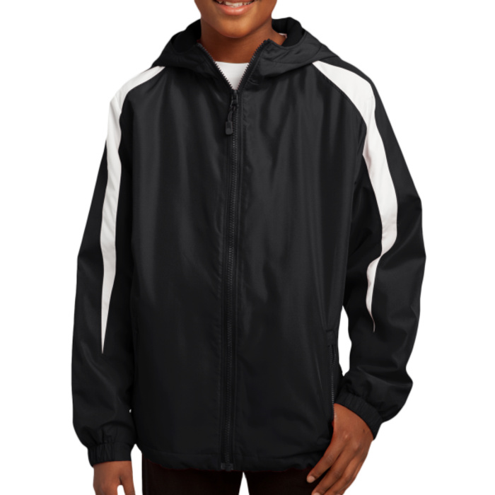 Youth Fleece Lined Colorblock Jacket Thumbnail