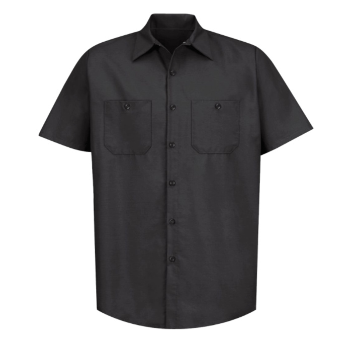 Men's Industrial Short Sleeve Work Shirt Thumbnail