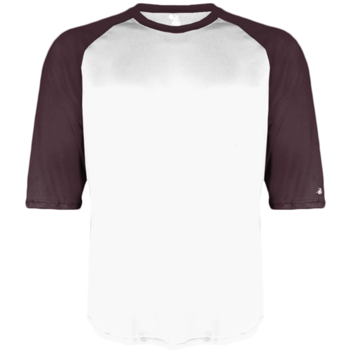 Men's B-Core Three-Quarter Sleeve Baseball T-Shirt Thumbnail