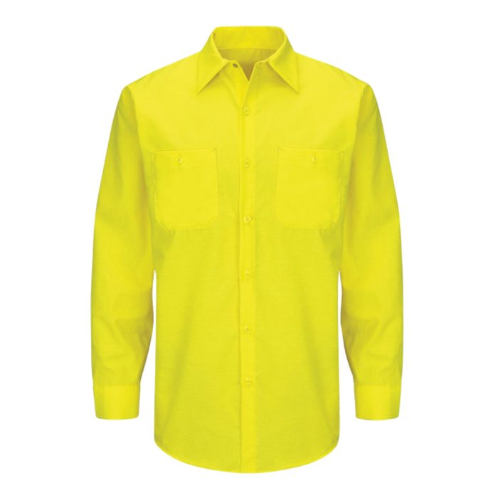 Men's Enhanced & Hi-Visibility Long Sleeve Work Shirt Thumbnail