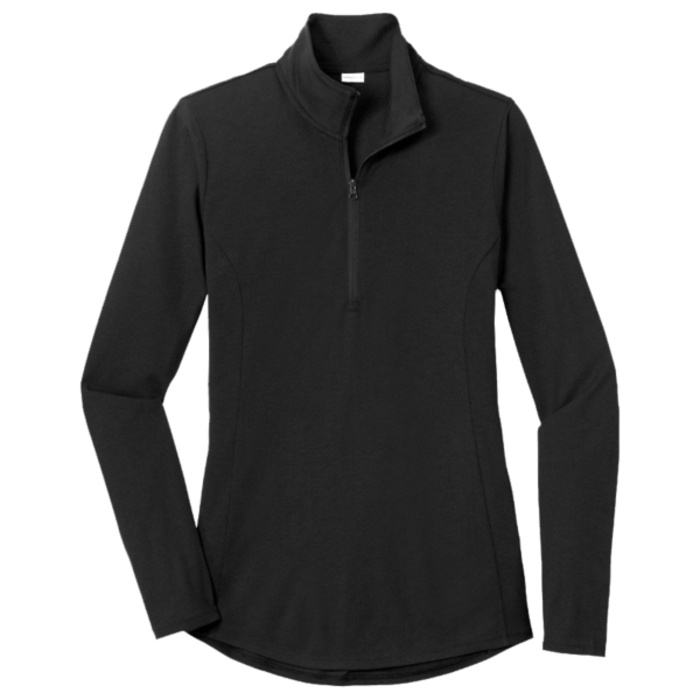 Women's PosiCharge ® Tri Blend Wicking 1/4 Zip Pullover Thumbnail