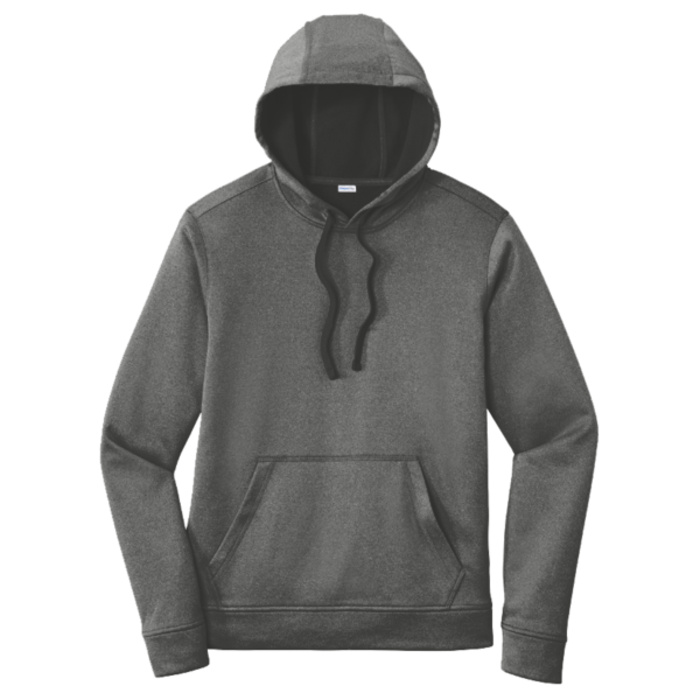 PosiCharge ® Sport Wick ® Heather Fleece Hooded Pullover Thumbnail