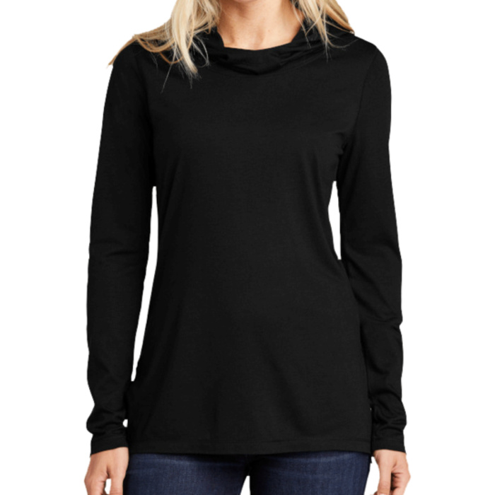 Women's PosiCharge ® Tri Blend Wicking Long Sleeve Hoodie Thumbnail