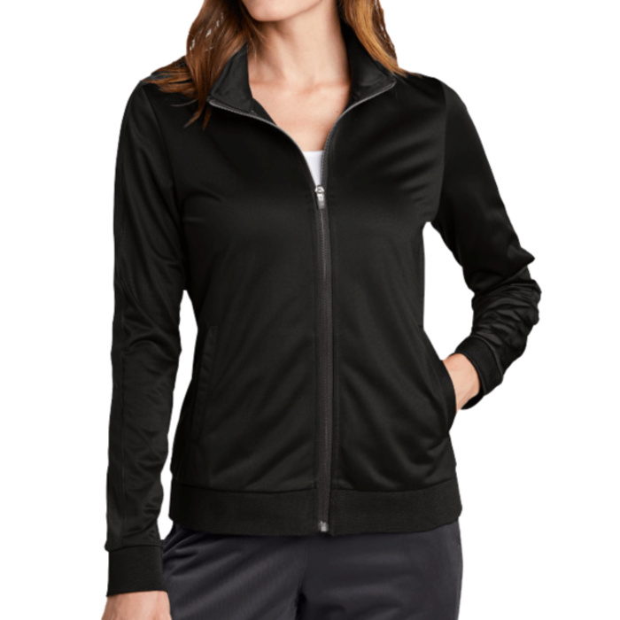 Women's Tricot Sleeve Stripe Track Jacket Thumbnail
