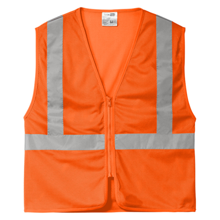 Ansi 107 Class 2 Economy Mesh Zippered Vest Thumbnail