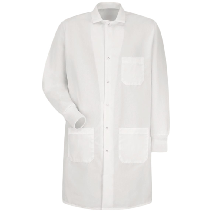 Unisex Poplin Specialized Cuffed Lab Coat Thumbnail