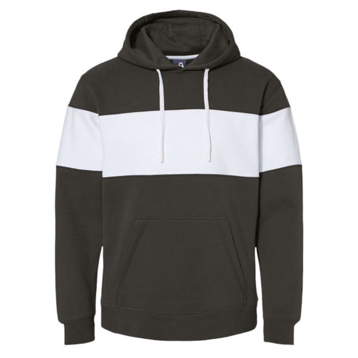 Men's Varsity Fleece Colorblocked Hooded Sweatshirt Thumbnail