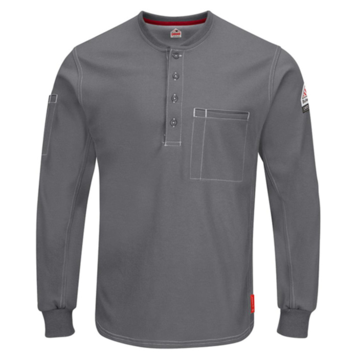 Men's Tall iQ Series® Plus Long Sleeve Henley Thumbnail
