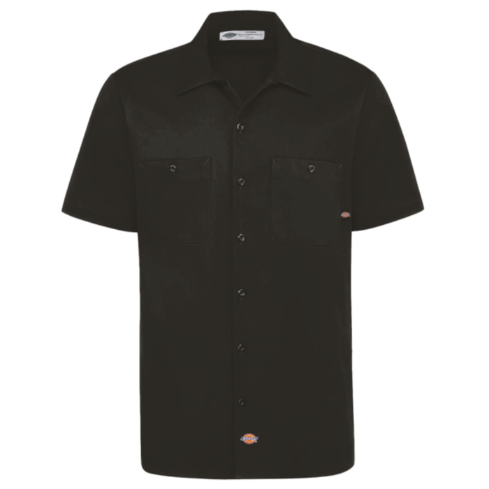 Men's Industrial Short Sleeve Cotton Work Shirt Thumbnail