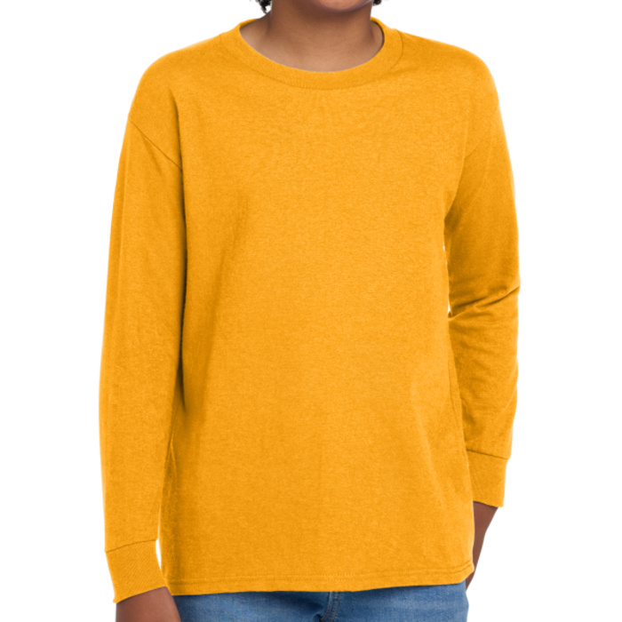 LGP Youth Heavy Cotton ™ 100% Cotton Long Sleeve T Shirt Thumbnail