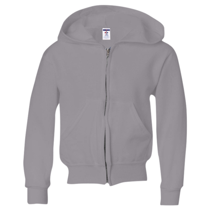 Youth NuBlend® Full-Zip Hooded Sweatshirt Thumbnail