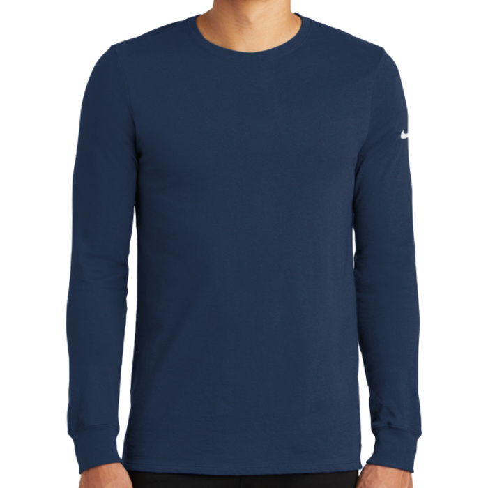 Dri FIT Cotton/Poly Long Sleeve Tee Thumbnail