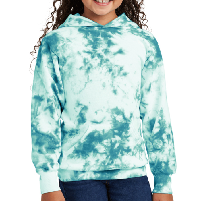 Youth Crystal Tie Dye Pullover Hoodie Thumbnail