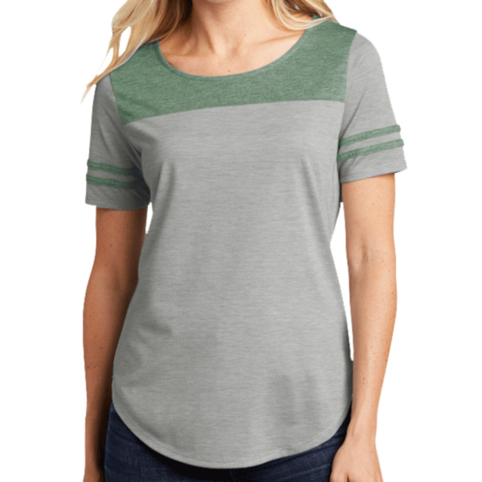 Women's PosiCharge ® Tri Blend Wicking Fan Tee Thumbnail