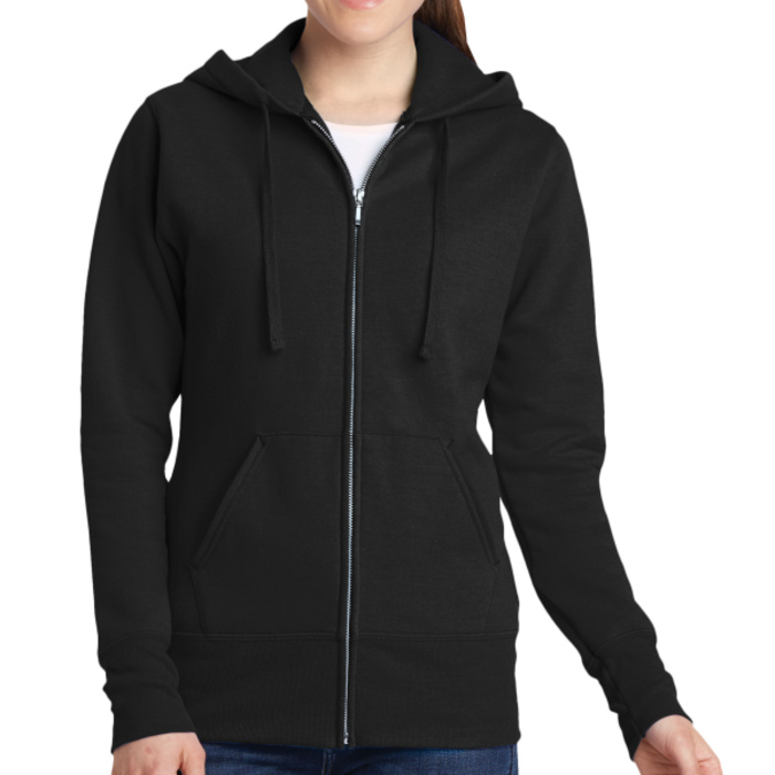 Women's Core Fleece Full Zip Hooded Sweatshirt Thumbnail