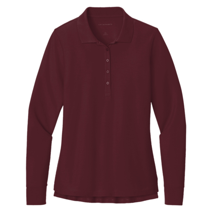 Copy of Women's Wearever Signature Pique Long Sleeve Polo Thumbnail