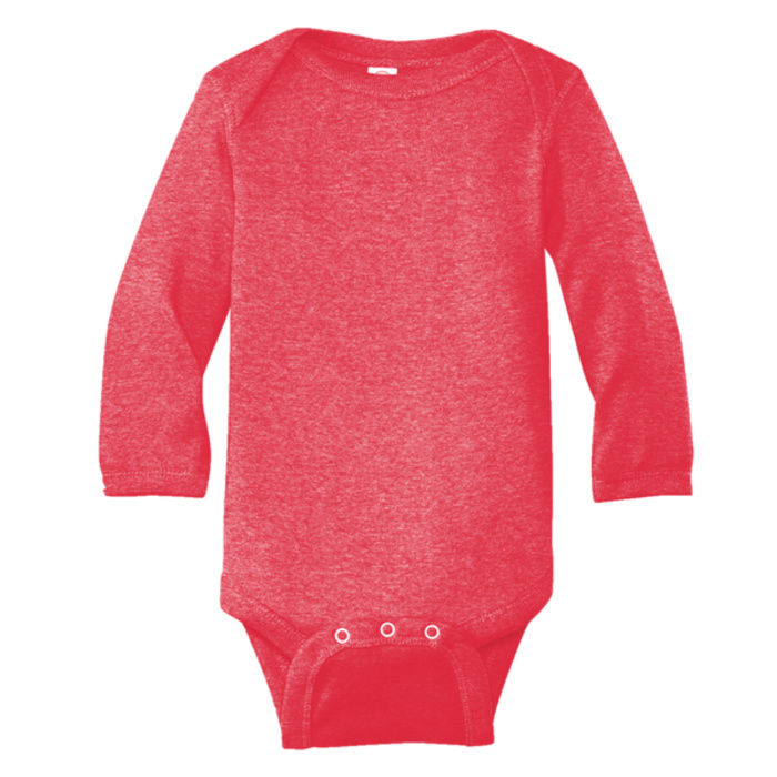 Infant Long Sleeve Baby Rib Bodysuit Thumbnail