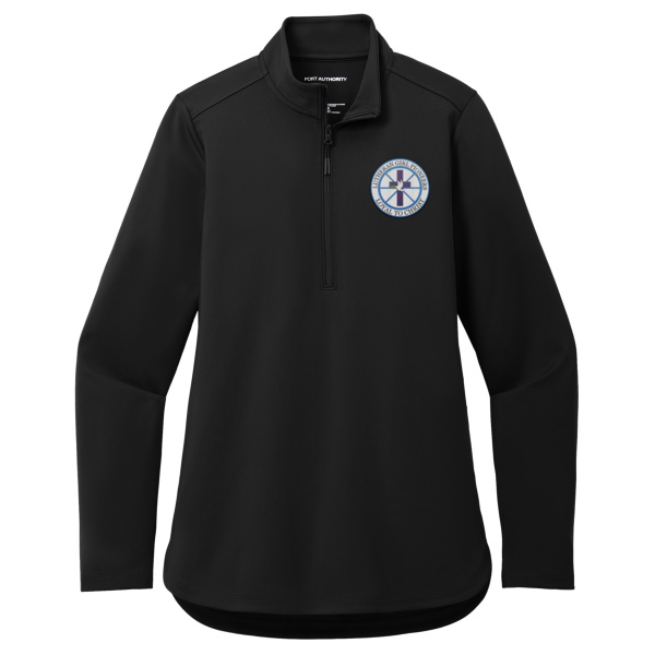 Traditional Logo EMBROIDERED  - LGP Women's C Free ® Double Knit 1/4 Zip Thumbnail