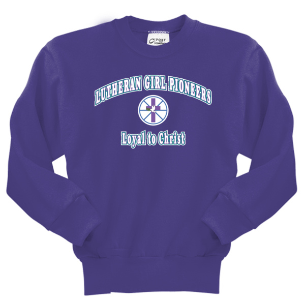 Loyal To Christ - LGP Youth Core Fleece Crewneck Sweatshirt Thumbnail