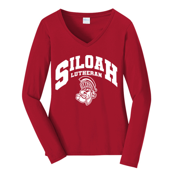 Siloah Bold - Women's Long Sleeve Fan Favorite V Neck Tee Thumbnail