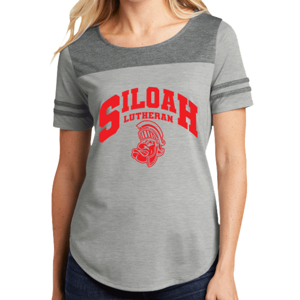 Siloah Bold - Women's PosiCharge ® Tri Blend Wicking Fan Tee Thumbnail