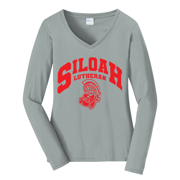 Siloah Bold - Women's Long Sleeve Fan Favorite V Neck Tee Thumbnail