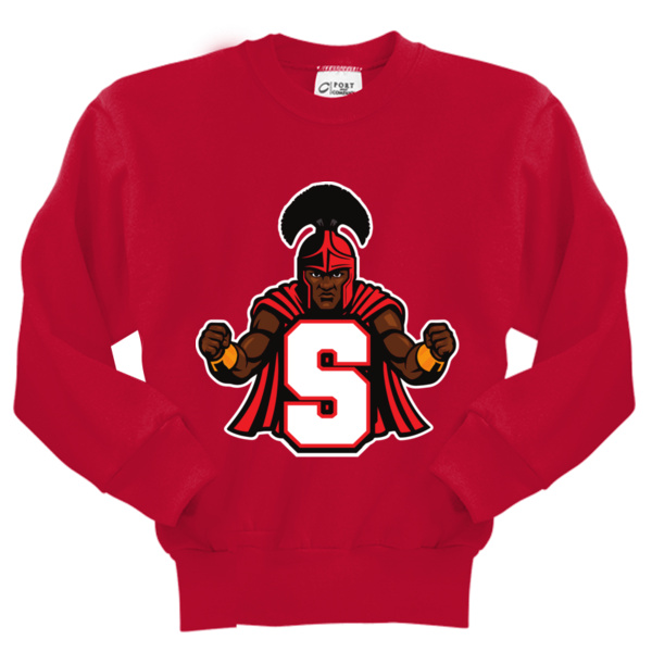 Yth Trojan Body - Youth Core Fleece Crewneck Sweatshirt Thumbnail