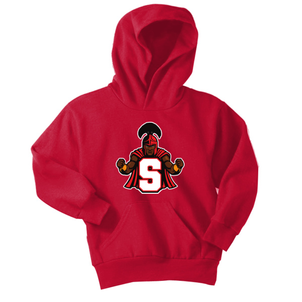 Yth Trojan Body - Youth Core Fleece Pullover Hooded Sweatshirt Thumbnail