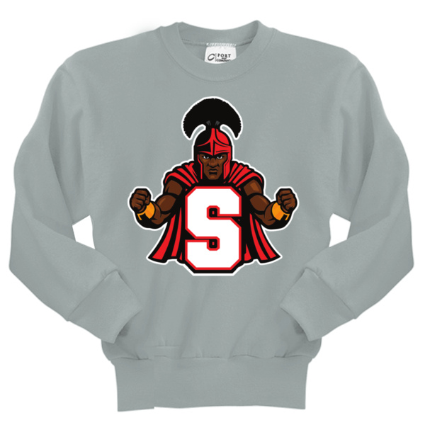 Yth Trojan Body - Youth Core Fleece Crewneck Sweatshirt Thumbnail