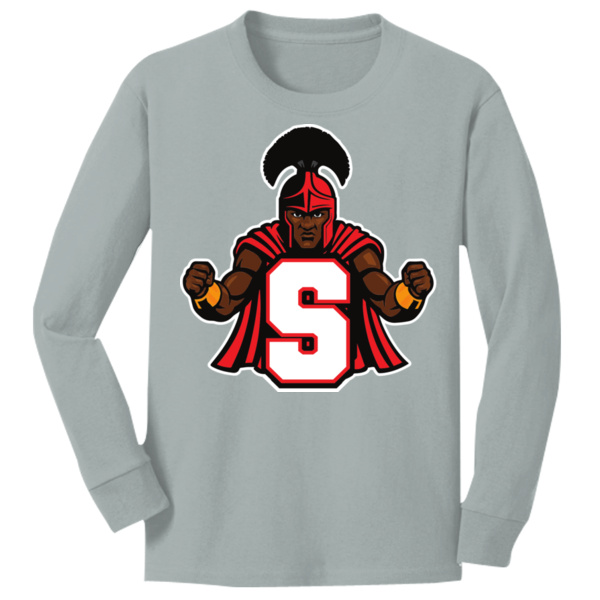 Yth Trojan Body - Youth Long Sleeve Core Cotton Tee Thumbnail